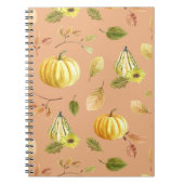Carnet Gourdes d'automne (Devant)