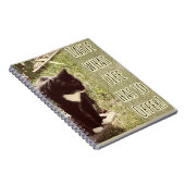 Carnet Goût de la vie Motivationnel Cat Citation photo (Côté Droit)