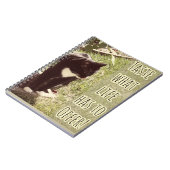 Carnet Goût de la vie Motivationnel Cat Citation photo (Côté gauche)