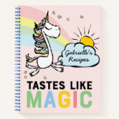 Carnet Goûts comme Recette de licorne magique (Devant)