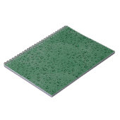 Carnet gouttelettes d'eau vertes (Côté gauche)