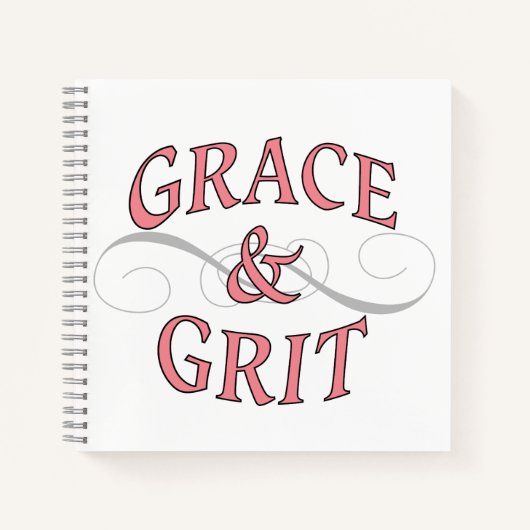 Carnet Grace & Grit pour la dame dure (Devant)