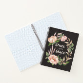 Carnet Grace sur grâce - Jean 1:16 Floral (Intérieur)