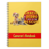 Carnet Gracie & Pedro Duo Dynamique (Devant)