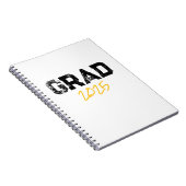 Carnet GRAD 2025 Couleurs de l'école Senior Fun (Côté Droit)