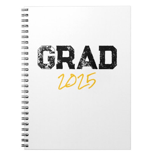 Carnet GRAD 2025 Couleurs de l'école Senior Fun (Devant)