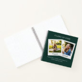 Carnet Grad 2025 Photos Graduation Green Guest Book (Intérieur)