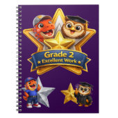 Carnet Grade 2 excellent work with the owl and Rex achiev (Devant)