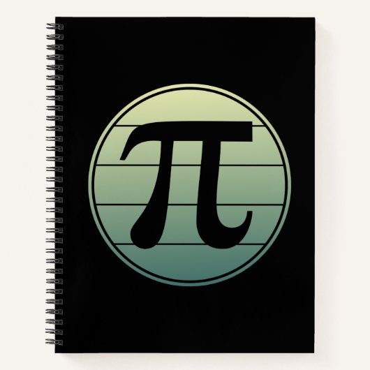 Carnet Gradient | Happy Pi Day Math (Devant)