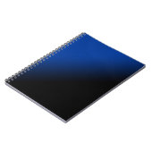Carnet Gradient noir et bleu (Côté gauche)