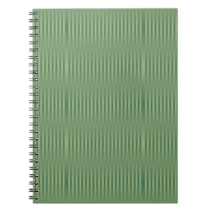 Carnet Gradient vert Vintage simple en osage