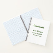 Carnet Graduate ajouter nom classe de nom de l'école de 2 (Intérieur)