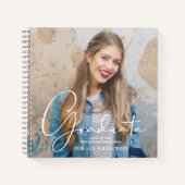 Carnet Graduate Photo Guest Book Keepsake (Devant)