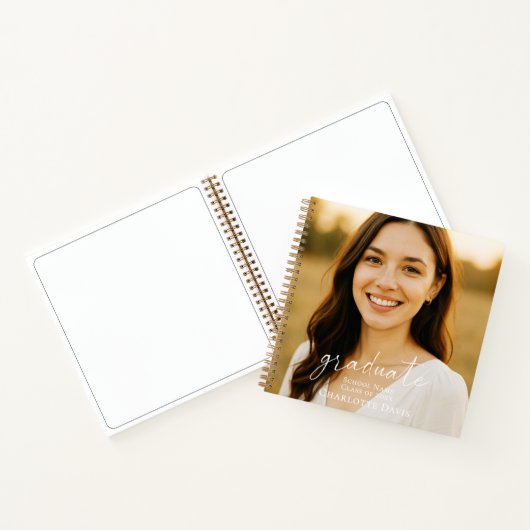Carnet Graduate photo script senior year (Intérieur)