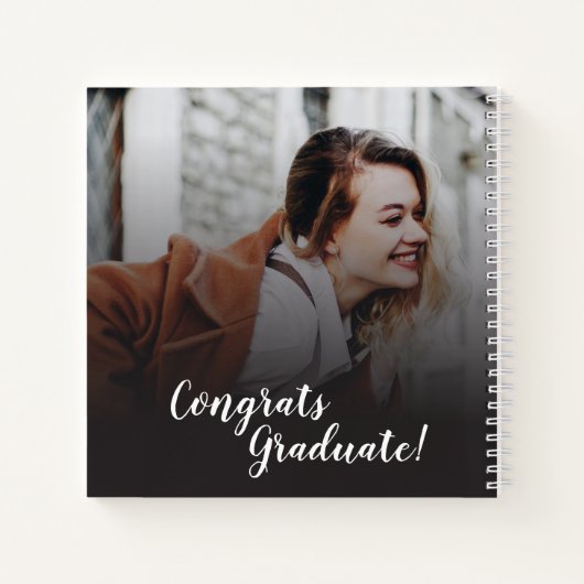 Carnet Graduation 2025 Grad Photos Script Invité (Dos)