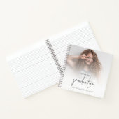 Carnet Graduation 2 Photos Overlay Grad Guest Book (Intérieur)