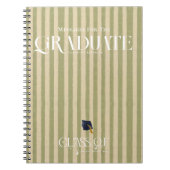 Carnet Graduation Advice & Message Notebook (Devant)