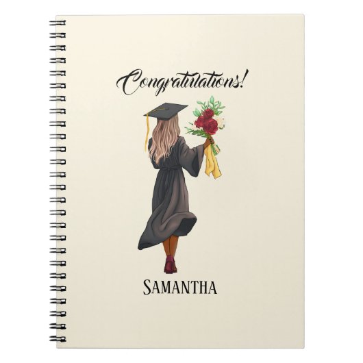Carnet Graduation de l'aquarelle personnalisée (5) (Devant)