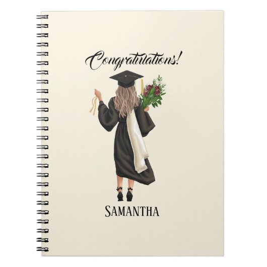 Carnet Graduation de l'aquarelle personnalisée (9) (Devant)