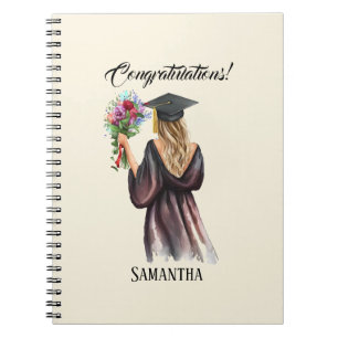 Carnet Graduation personnalisée en aquarelle (11)