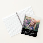 Carnet Graduation personnalisée Moderne Élégant Script Ph (Intérieur)