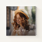 Carnet Graduation photo verticale moderne 2025 Invité (Dos)