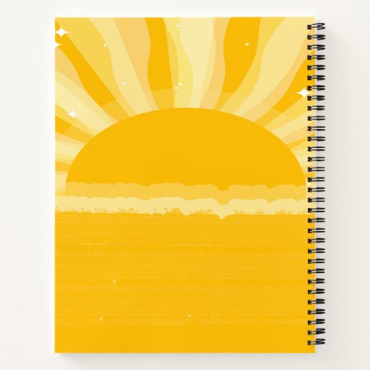 Carnet Graduation Retro Sunshine (Dos)