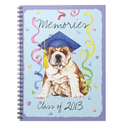 Carnet Gradué de Bulldog (Devant)