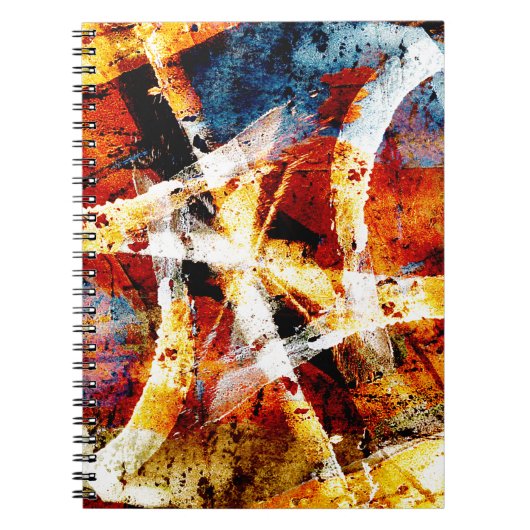 Carnet Graffiti abstrait coloré (Devant)