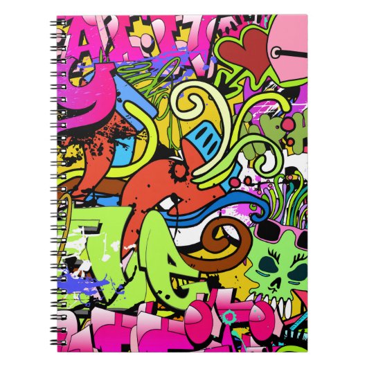 Carnet Graffiti Art : Hip-Hop Style Arrière - plan (Devant)