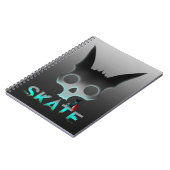 Carnet Graffiti de crâne - Chat (Côté gauche)