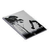 Carnet Graffiti de déforestation Silhouette Art (Côté Droit)