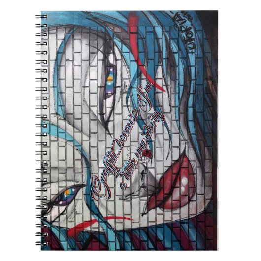 Carnet Graffiti de fille asiatique (Devant)