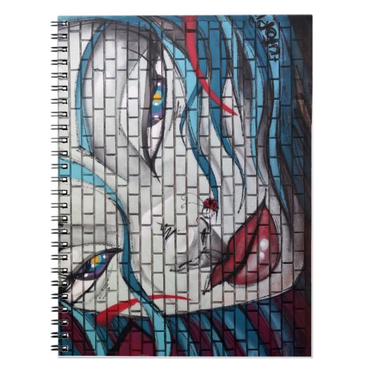 Carnet Graffiti de fille asiatique (Devant)