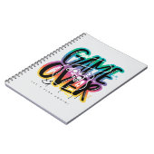 Carnet Graffiti de game over joystick joueur (Côté gauche)