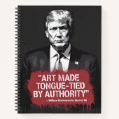 Carnet Graffiti de Shakespeare (Citation de Shakespeare) (Devant)