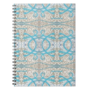 Carnet Graffiti décoratif gris bleu Motif mural