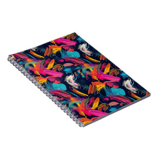 Carnet Graffiti éclaboussé de chaos vif