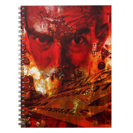 Carnet Graffiti Face rouge (Devant)