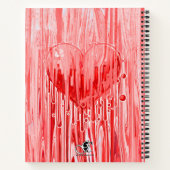 Carnet Graffiti Heart Paint Pour Rose Red Sketch Idées (Dos)