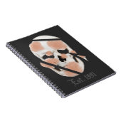 Carnet Graffiti rose du crâne de Mikitiez (Côté Droit)
