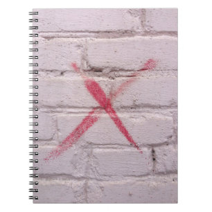 Carnet Graffiti rouge