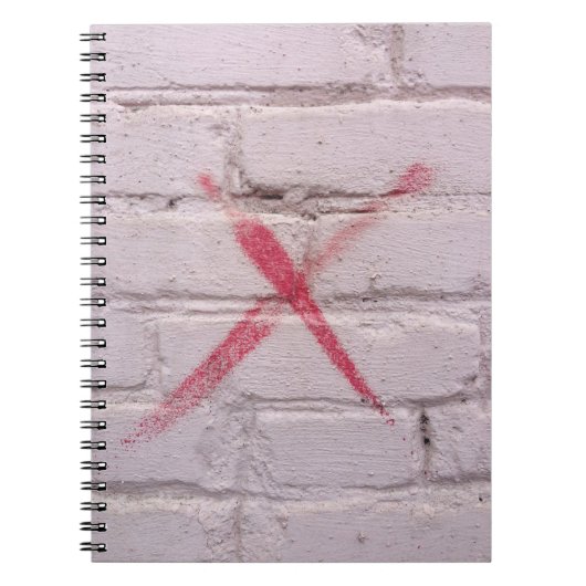 Carnet Graffiti rouge (Devant)