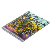 Carnet Graffiti urbain Art Abstrait (Côté gauche)