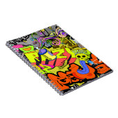 Carnet Graffiti urbain : mur d'art Vintage (Côté Droit)