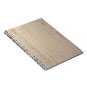 Carnet Grains de bois texturés blancs blanchis (Côté Droit)