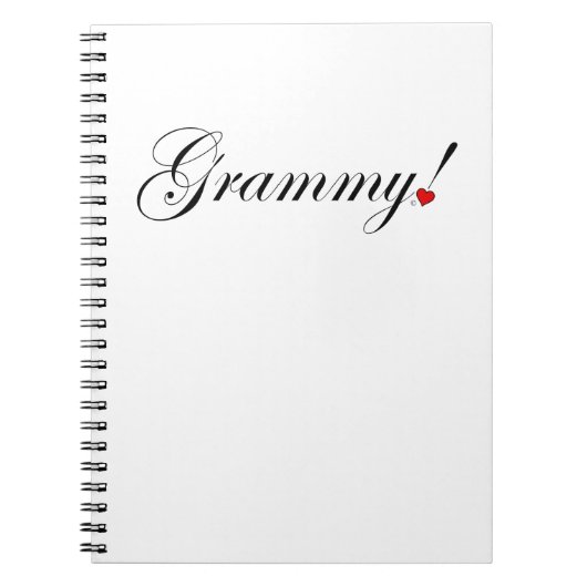 Carnet Grammy ! (Devant)