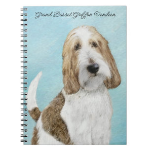Carnet Grand Basset Griffon Vendeen - Art Chien original