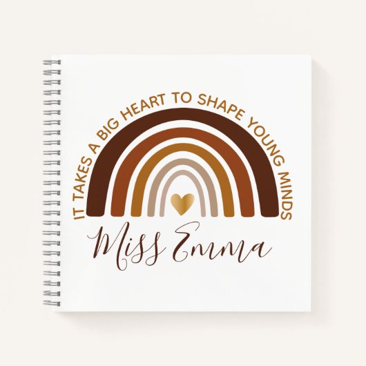 Carnet Grand coeur pour façonner les jeunes esprits Ensei (Devant)