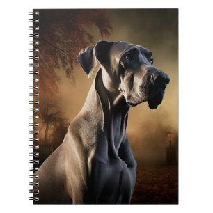 Carnet Grand Danois Halloween Épouvantable